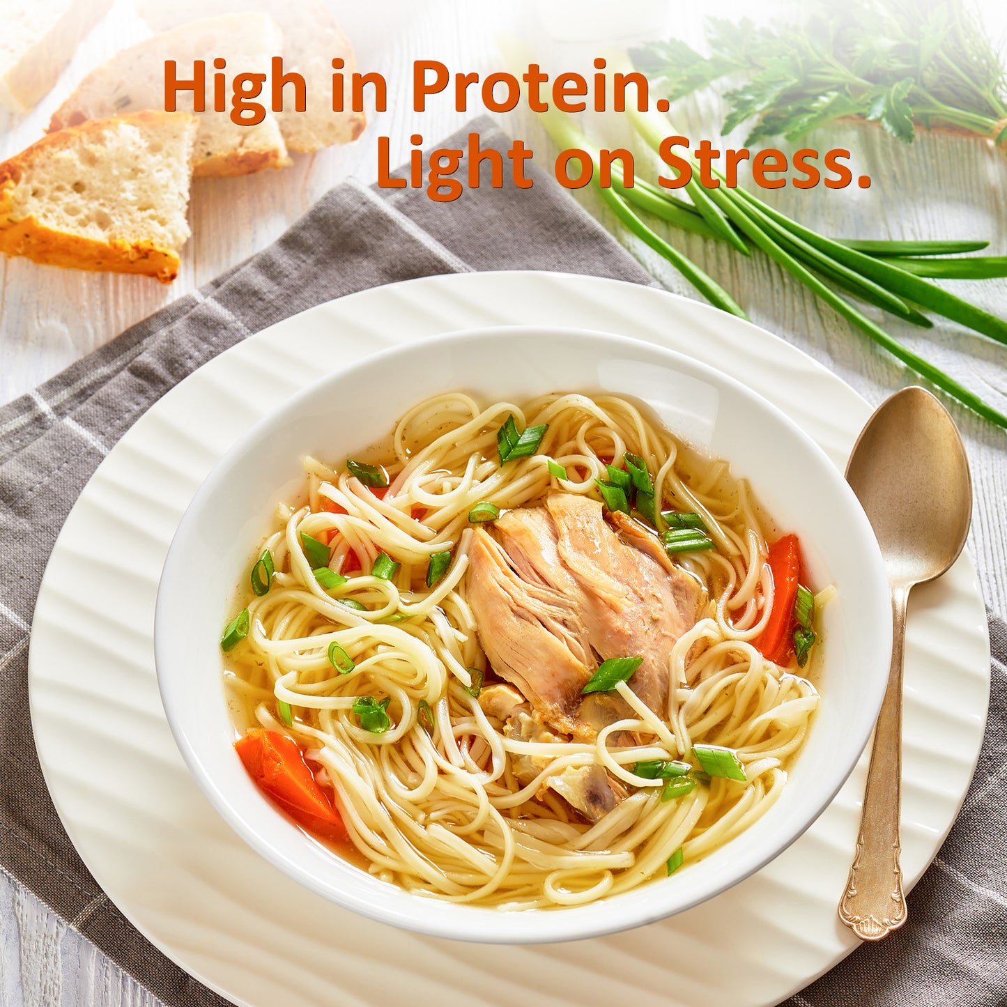 High Protein Instant Ramen Variety Pack, 6 Pack Non Fried Ramen Broth(Chicken, Beef, Pork Tonkotsu)