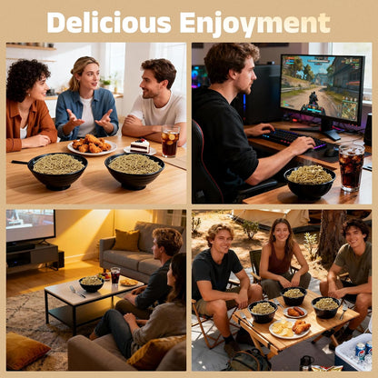 HealSpot High Protein Instant Ramen, 6 Packs of Sesame Sauce Flavor