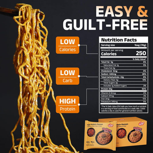 HealSpot High Protein Instant Ramen, Hot Pot Flavor