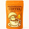 Mushroom coffee with 3 Adaptogenic Mushrooms and MCT Oil, USA Grown Instant Coffee for Better Energy, Focus, Digestion, Immunity, 30 servings