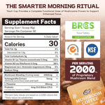 HealSpot Mushroom Coffee with 13 Functional Mushrooms, MCT Oil & B Vitamins – Arabica Instant Coffee, Low Caffeine, Keto Friendly