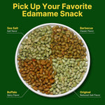 HealSpot Crispy Roasted Edamame Snacks – 11g Plant-Based Protein, Low Carb & High Fiber Crunchy Snack Variety Pack