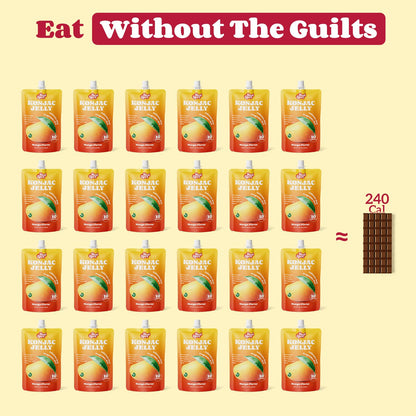 HealSpot Konjac Jelly, Infused with Collagen Drink, Mango Flavor (10 Packs)