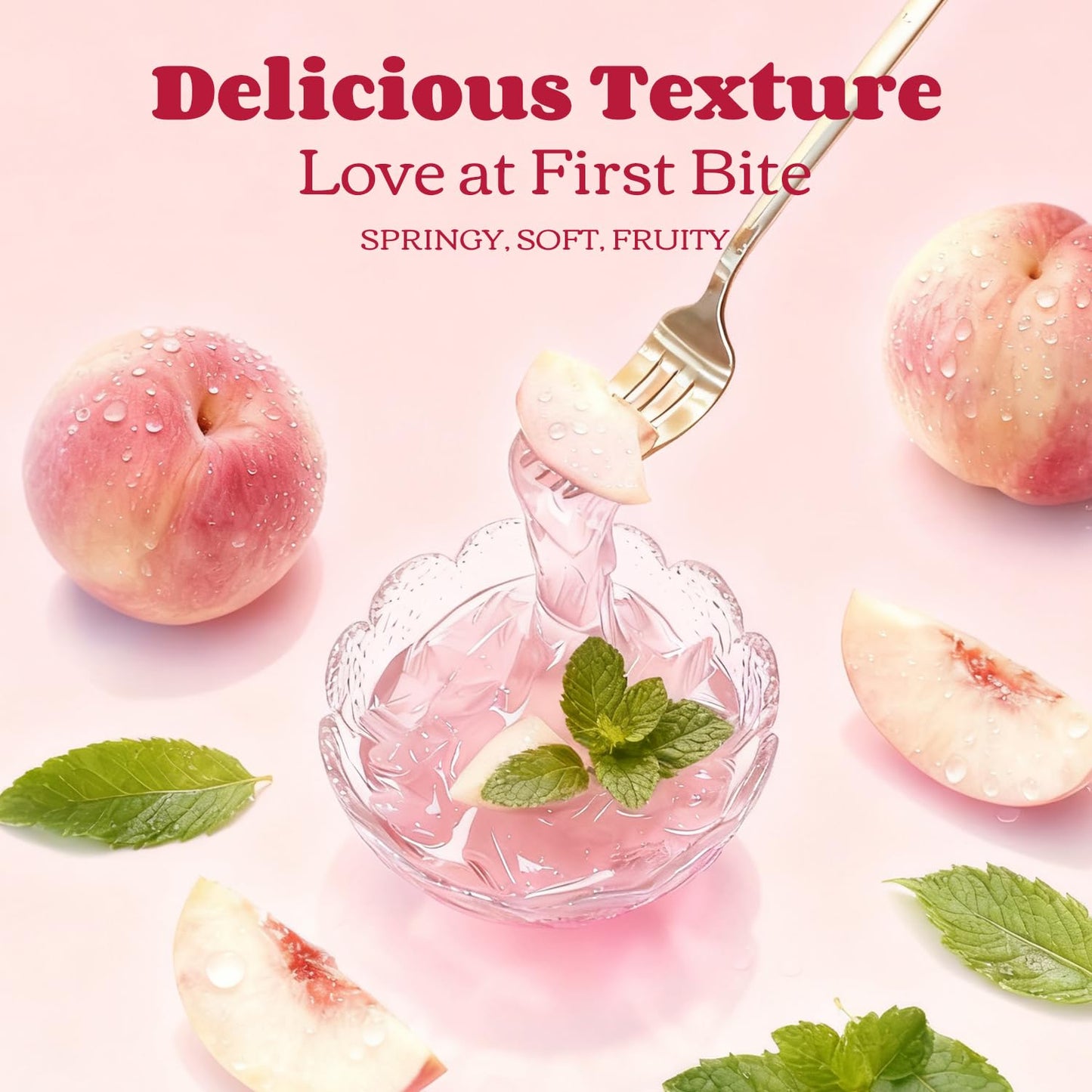 HealSpot Konjac Jelly, Infused with Collagen Drink, Peach Flavor (10 Packs)