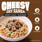 HealSpot High Protein Creamy Ramen | Garlic Mushroom | 34g Plant-Based Protein, 4.5g Fat, Vegan Instant Noodles - Photo 2