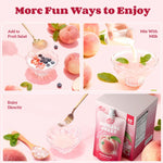 HealSpot Konjac Jelly, Infused with Collagen Drink, Peach Flavor (10 Packs)