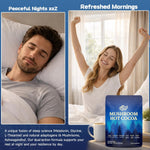 HealSpot Mushroom Cocoa Sleep Drink – Reishi, Melatonin & L-Theanine, Caffeine-Free Hot Cocoa with Adaptogens, Dairy-Free & No Added Sugar