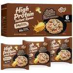 HealSpot High Protein Creamy Ramen | Garlic Mushroom | 34g Plant-Based Protein, 4.5g Fat, Vegan Instant Noodles