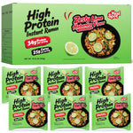 HealSpot High Protein Instant Ramen Dry Style | Zesty Lime Habanero | 34g Plant Protein, Low Fat, Non-GMO