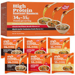 HealSpot High Protein Instant Ramen | 3-Flavor Soup Variety Pack | 34-35g Plant Protein, 9g Veggies, Keto Friendly