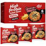 HealSpot High Protein Creamy Ramen | Korean Sweet & Spicy | 34g Plant-Based Protein, 4.5g Fat, Vegan Instant Noodles