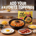 HealSpot High Protein Creamy Ramen | Korean Sweet & Spicy | 34g Plant-Based Protein, 4.5g Fat, Vegan Instant Noodles - Photo 6