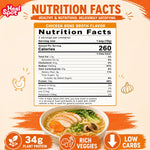 HealSpot High Protein Instant Ramen | Chicken Bone Broth | 35g Plant Protein, 9g Veggies, Keto Friendly - Photo 2