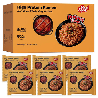 HealSpot High Protein Instant Ramen, Hot Pot Flavor