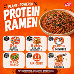 HealSpot High Protein Instant Ramen Dry Style | Soy Garlic & Scallion | 33g Plant Protein, Low Fat, Non-GMO - Photo 2