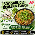 HealSpot High Protein Instant Ramen Dry Style | Soy Garlic & Scallion | 33g Plant Protein, Low Fat, Non-GMO - Photo 5
