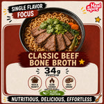 HealSpot High Protein Instant Ramen | Classic Beef Bone Broth | 35g Plant Protein, 9g Veggies, Keto Friendly - Photo 4