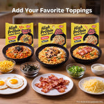 HealSpot High Protein Creamy Ramen | Cheese Variety Pack, 3 Flavors | 34g Plant-Based Protein, 4.5g Fat, Vegan Instant Noodles - Photo 6