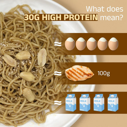 HealSpot High Protein Instant Ramen, 6 Packs of Sesame Sauce Flavor