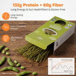 High Protein Edamame Pasta & Black Soybean Spaghetti | Gluten-Free Vegan Pasta (4 Pack x 10.58 oz)