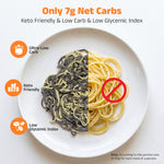 High Protein Edamame Pasta & Black Soybean Spaghetti | Gluten-Free Vegan Pasta (4 Pack x 10.58 oz)