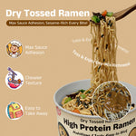 High Protein Sesame Ramen Cups | 31g Plant-Based Protein, Non-Fried Low Carb Instant Noodles, Vegan & Keto Friendly