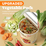 HealSpot High Protein Golden Chicken Ramen Cups | 6 Cups with 32g Plant-Based Protein | Non-Fried Instant Ramen