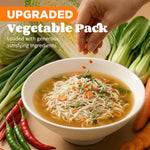 HealSpot High Protein Instant Ramen, 6 Pack Non-Fried Ramen Broth(Golden-Chicken)