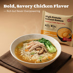 HealSpot High Protein Instant Ramen, 6 Pack Non-Fried Ramen Broth(Golden-Chicken)