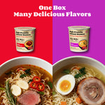 HealSpot High Protein Ramen Cups Variety Pack | 32g Plant-Based Protein | Smoky Beef & Classic Pork Flavors