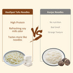 HealSpot Tofu Noodles (6 packs) | 11g Plant-Based Protein Low Carb Pasta | Made With Pure Soy Milk