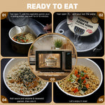 High Protein Sesame Ramen Cups | 31g Plant-Based Protein, Non-Fried Low Carb Instant Noodles, Vegan & Keto Friendly