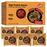 HealSpot High Protein Hot Pot Ramen | 31g Plant-Based Protein Dry Mixed Noodles | Non-Fried Instant Ramen