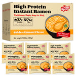 HealSpot High Protein Instant Ramen, 6 Pack Non-Fried Ramen Broth(Golden-Chicken)