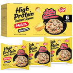 HealSpot High Protein Creamy Ramen | Garlic Mushroom | 34g Plant-Based Protein, 4.5g Fat, Vegan Instant Noodles