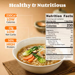 HealSpot High Protein Instant Ramen, 6 Pack Non-Fried Ramen Broth(Golden-Chicken)