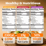 HealSpot High Protein Instant Ramen Variety Pack | Golden Chicken, Smoky Beef & Classic Pork Flavors | 32g Plant-Based Protein, Non-Fried Low Carb Noodles